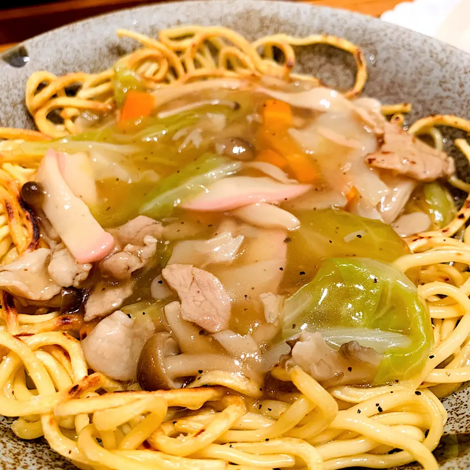 あんかけ焼きそば|いちごさん