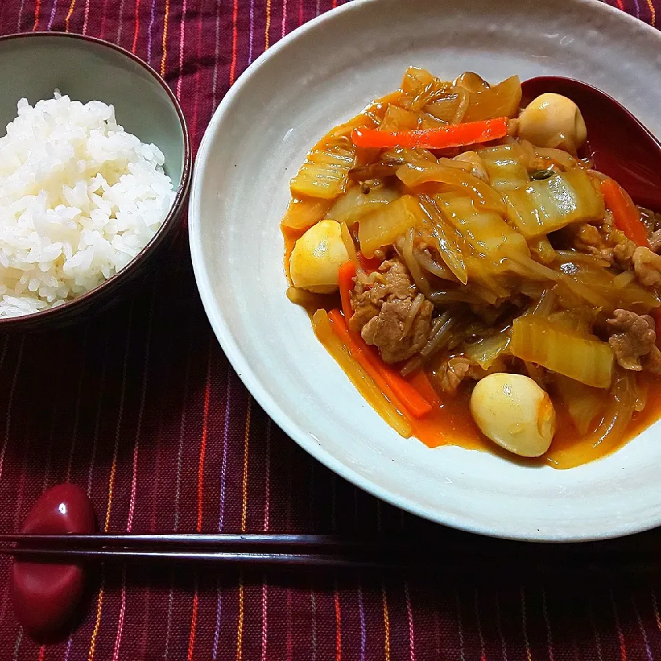 給食で人気のチャプスイ🐷|真希さん