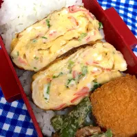 Snapdishの料理写真:10/16女子中学生弁当　久しぶりの投稿|みぽりんさん