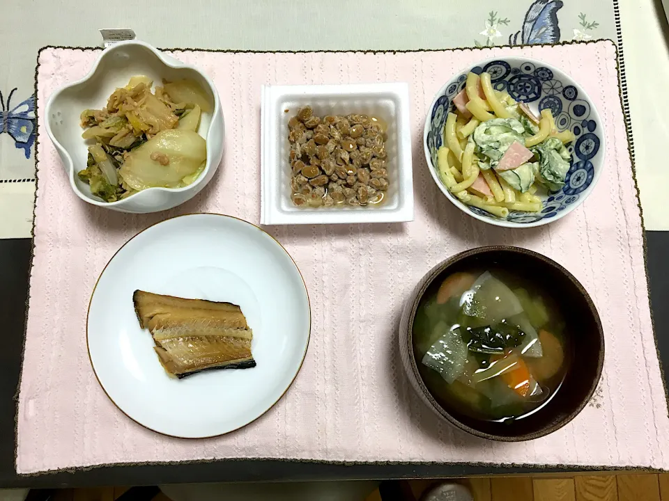 Snapdishの料理写真:ホッケの昆布締めのご飯|みよさん