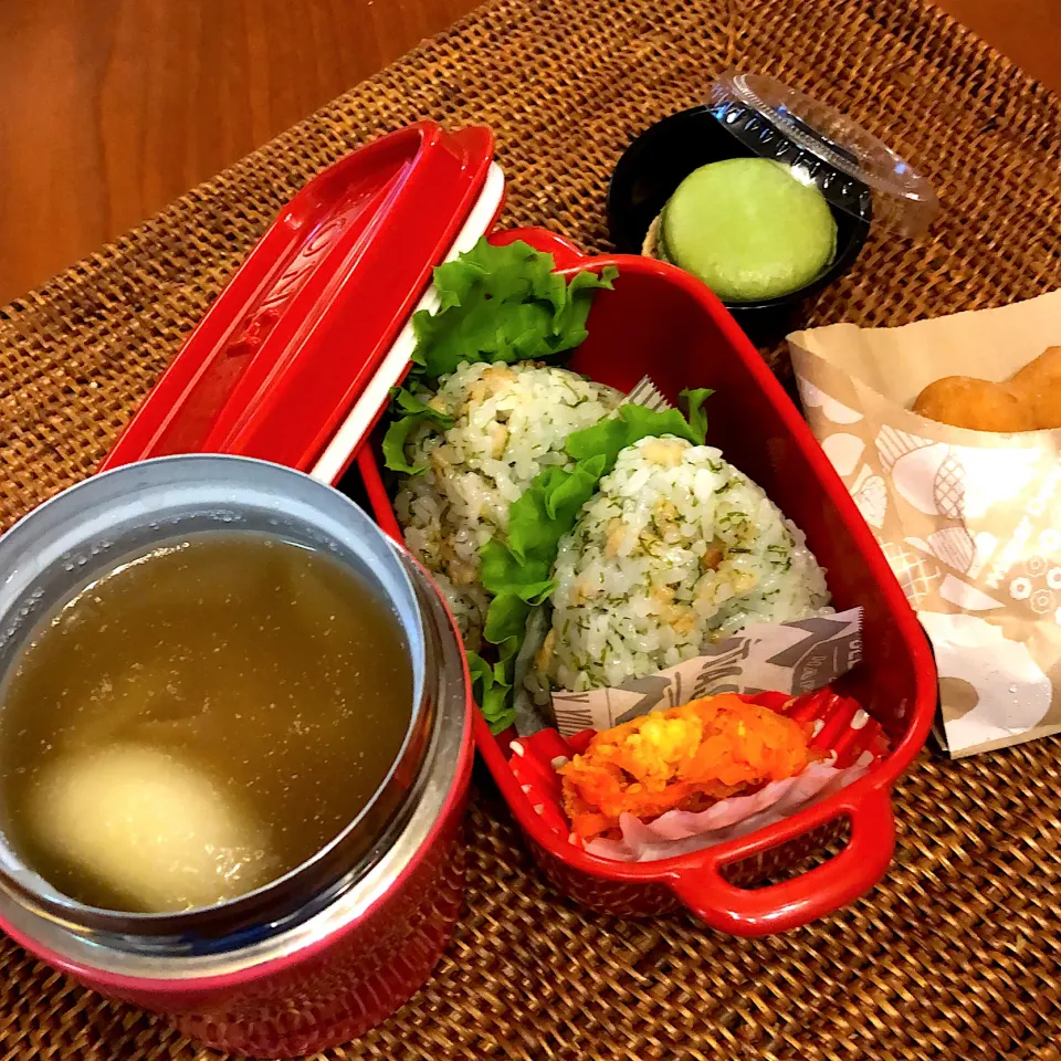 Snapdishの料理写真:2019.10.16 悪魔のおにぎり弁当|みほさん