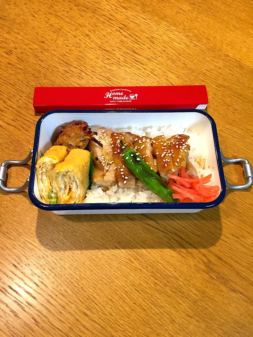 JK弁当  鶏の照り焼き丼|まつださんさん