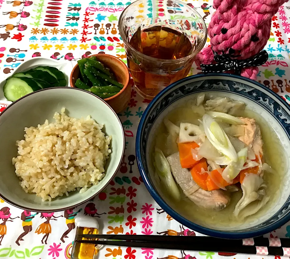 Snapdishの料理写真:ザ☆和食　三瓶じゃないよ三平汁であったまろ🥰|noeさん