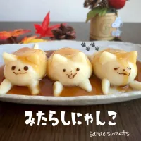 Snapdishの料理写真:みたらしにゃんこ