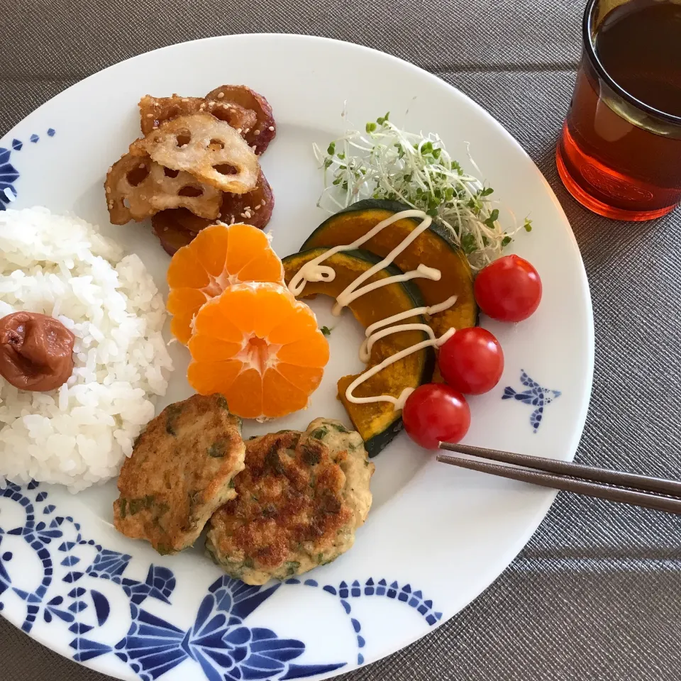 豆腐つくね(*ˊ˘ˋ*)お昼ごはん|サチャンさん