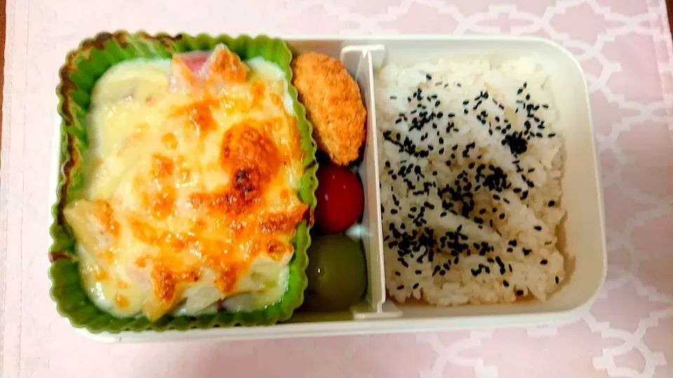 ポテトグラタン❤️旦那さんお弁当🎵😊|かおるcitronさん