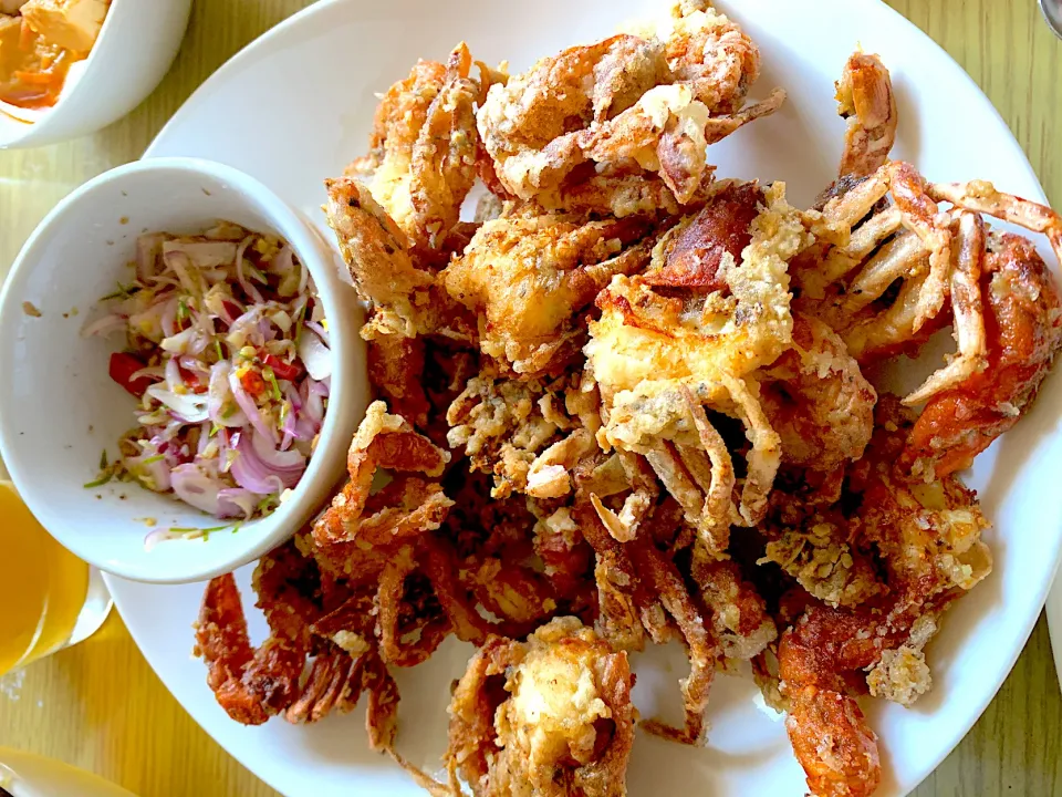 Sambal matah soft shell crabs|yeni kartikasariさん