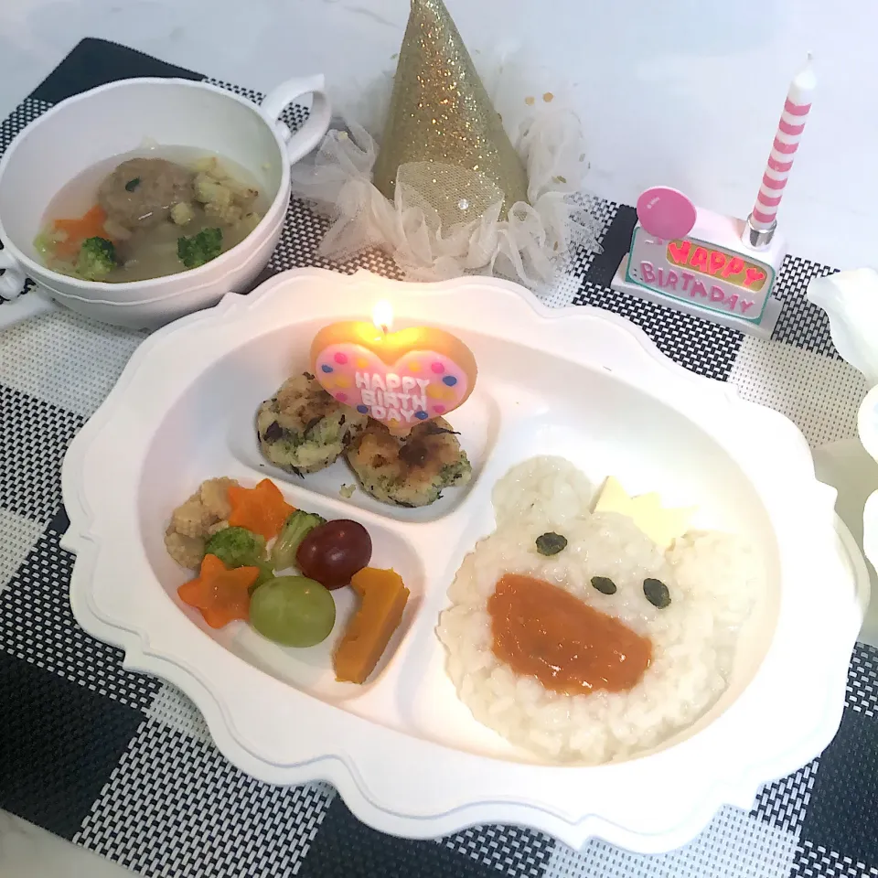 1st Birthday 離乳食ディナー♡|miremamaさん