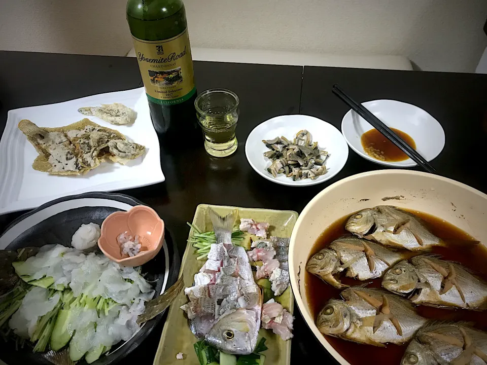 釣った魚でカンパーイ🍻|mikkoroさん