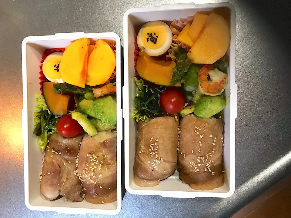 姉妹でお弁当😆次女は仕事体験らしい。お弁当食べれるのが1番ラッキーだって🤪|ちーさん