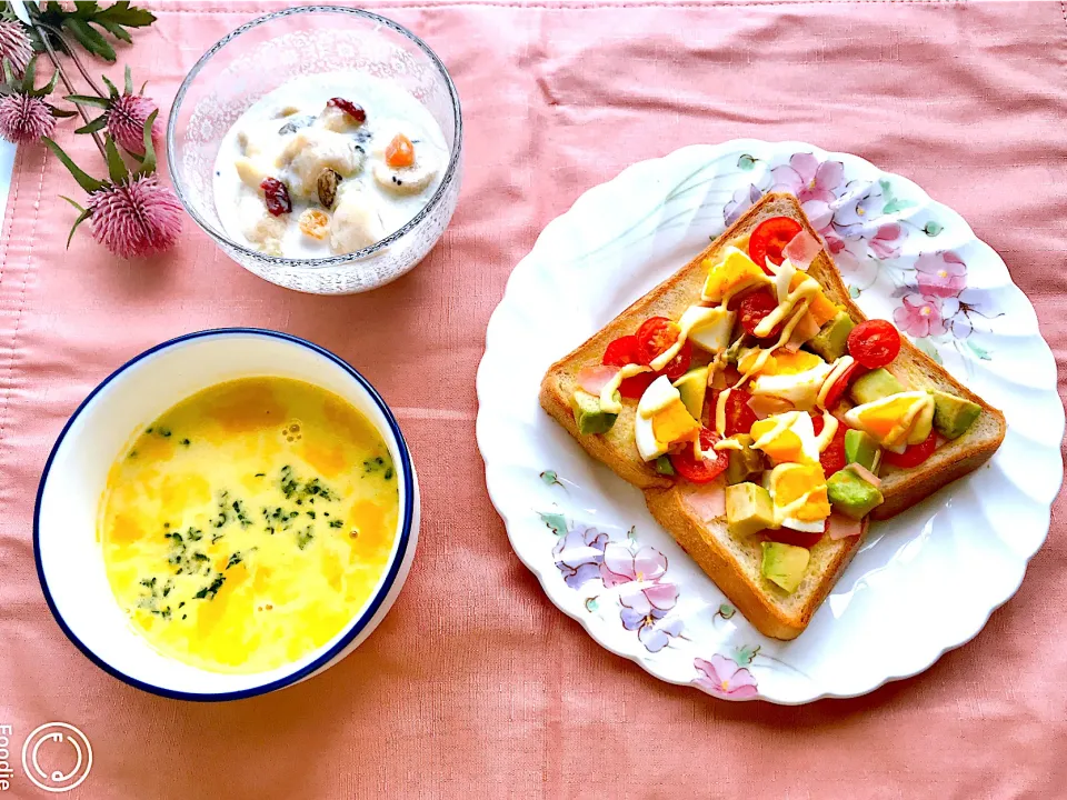 🍁夫の朝ごはん🍁|ちゃべさん