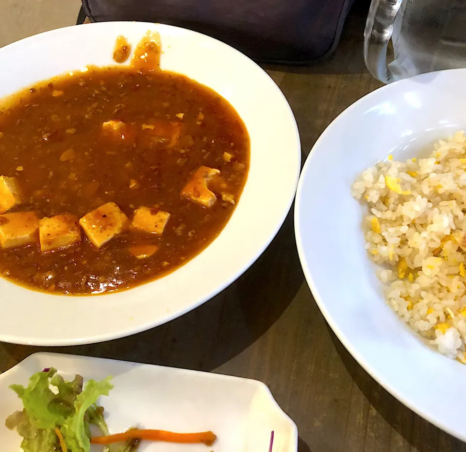 麻婆豆腐とチャーハン|Yas Nakさん