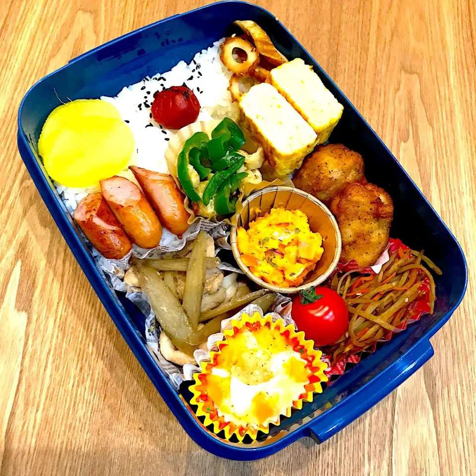 とりあえず全部入れとけ弁当🍱|ちぃさん