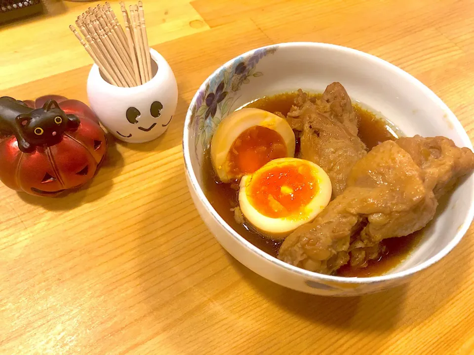 手羽元と半熟卵のうま煮🥚|なるみ店長さん