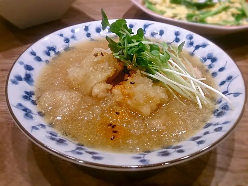 鶏のおろし煮|古尾谷りかこさん