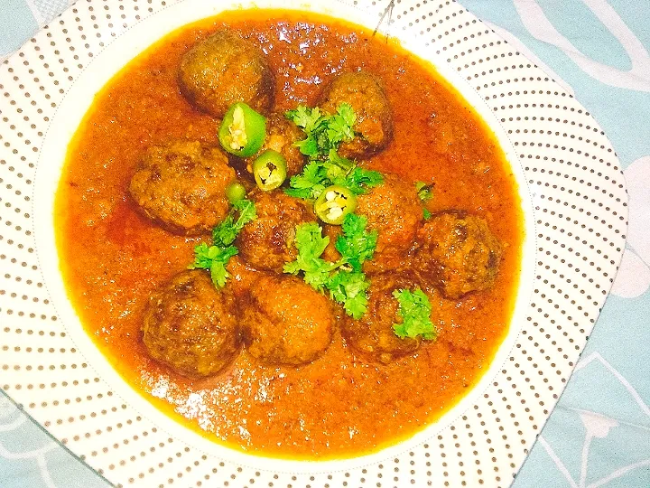 beef kofta (Meatballs curry) 💟|candyさん