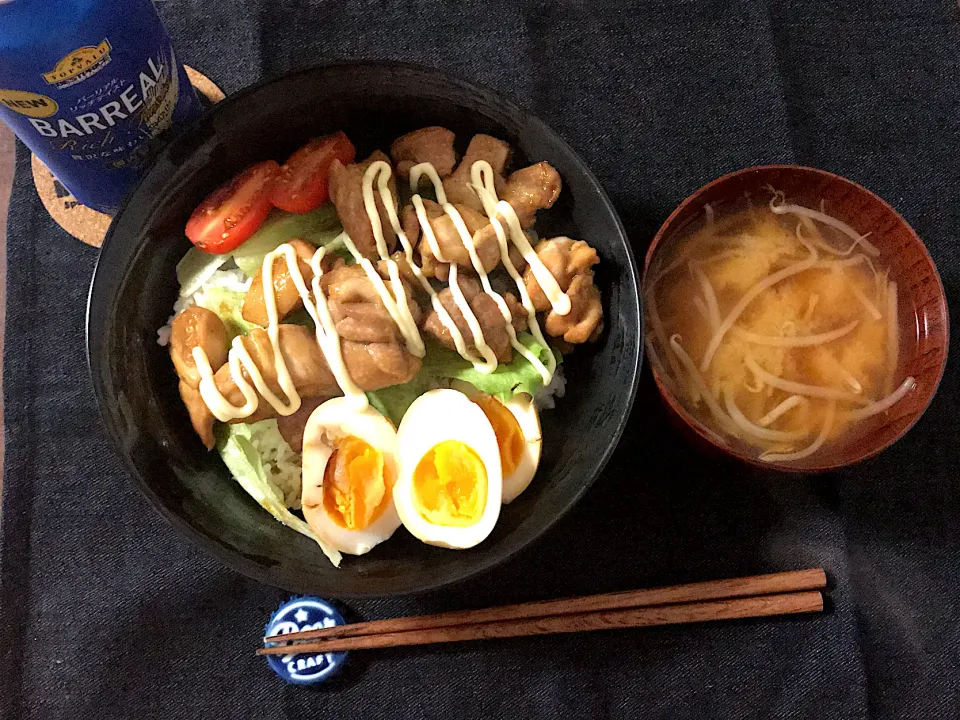 てりたまチキン丼|るるさん