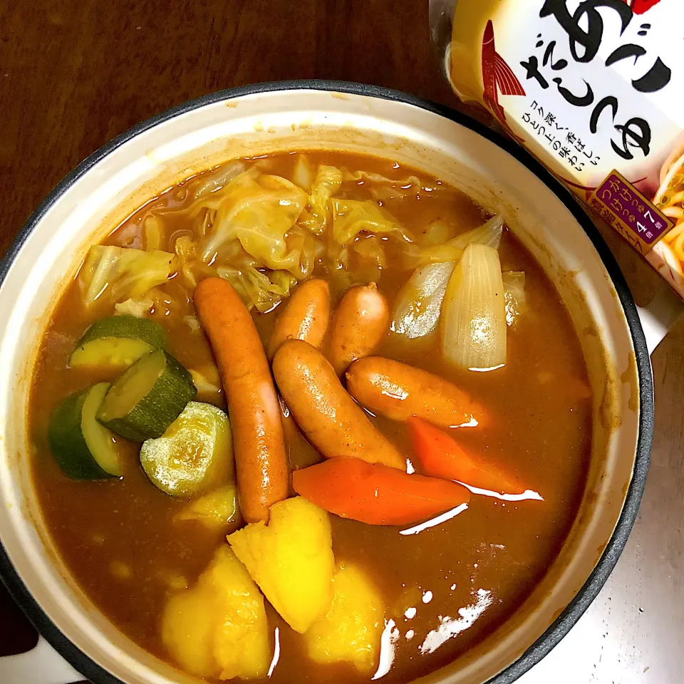 Snapdishの料理写真:だし割カレー鍋|すと☺︎*☻さん