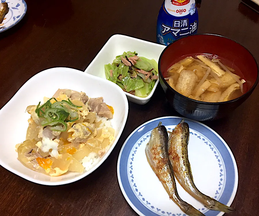 Snapdishの料理写真:親子丼定食|まるちゃんさん