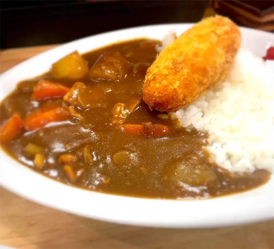 日替わり定食 カレー＋コロッケ|古山さん