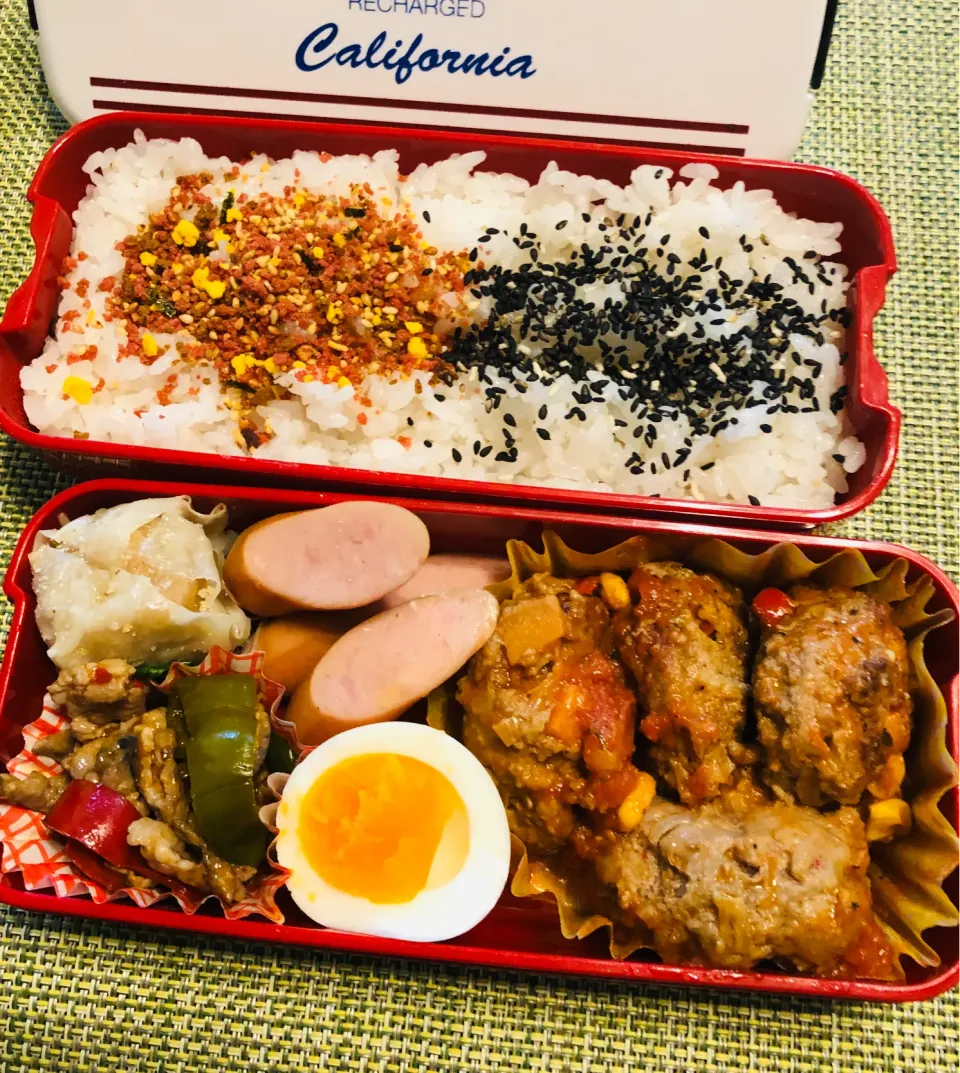 ハンバーグのお弁当　2019/10/19（土）|＊ayabianさん