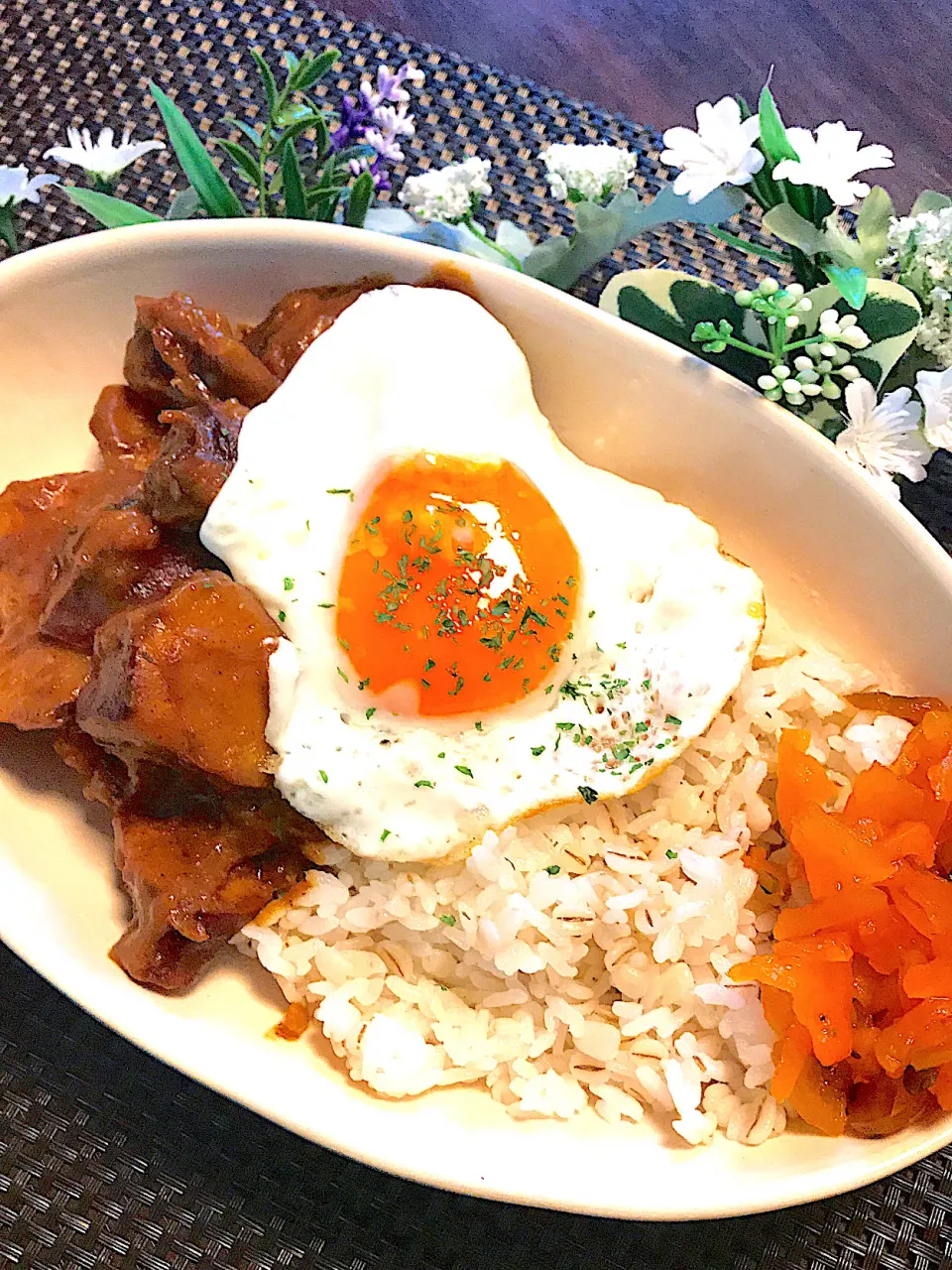 残り物のさつまいもと鶏肉の甘辛炒めのカレー❤️|🌺🌺Foodie🌺🌺さん