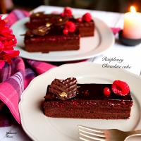 ラズベリーチョコレートケーキ