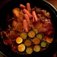 Snapdishの料理写真:Tomato nabe|onaodonsukopyomさん