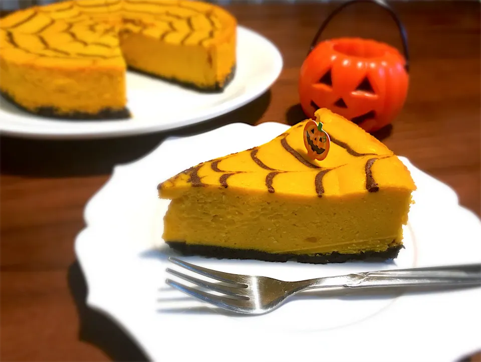 かぼちゃのチーズケーキ🎃|LOVE♡SWEETSさん