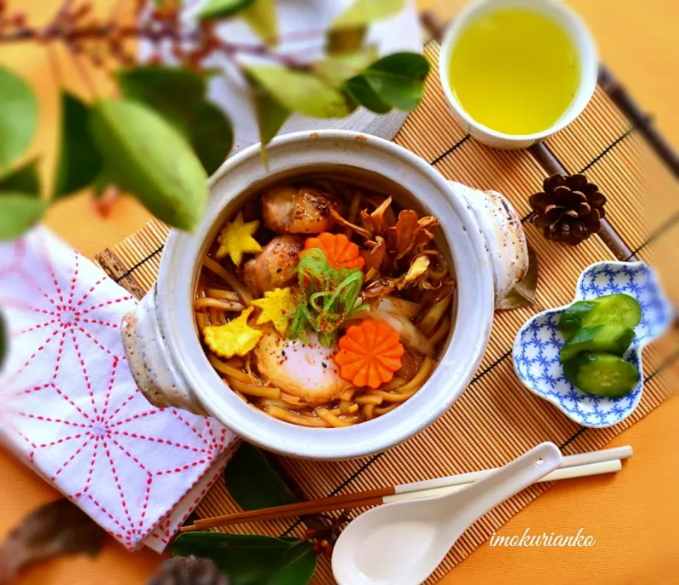 Snapdishの料理写真:味噌煮込みうどん|imokuriankoさん