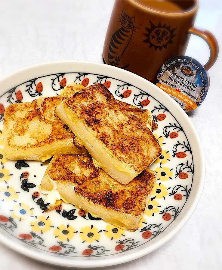 ららさんの料理 お餅でフレンチトースト風😆|もっさんさん