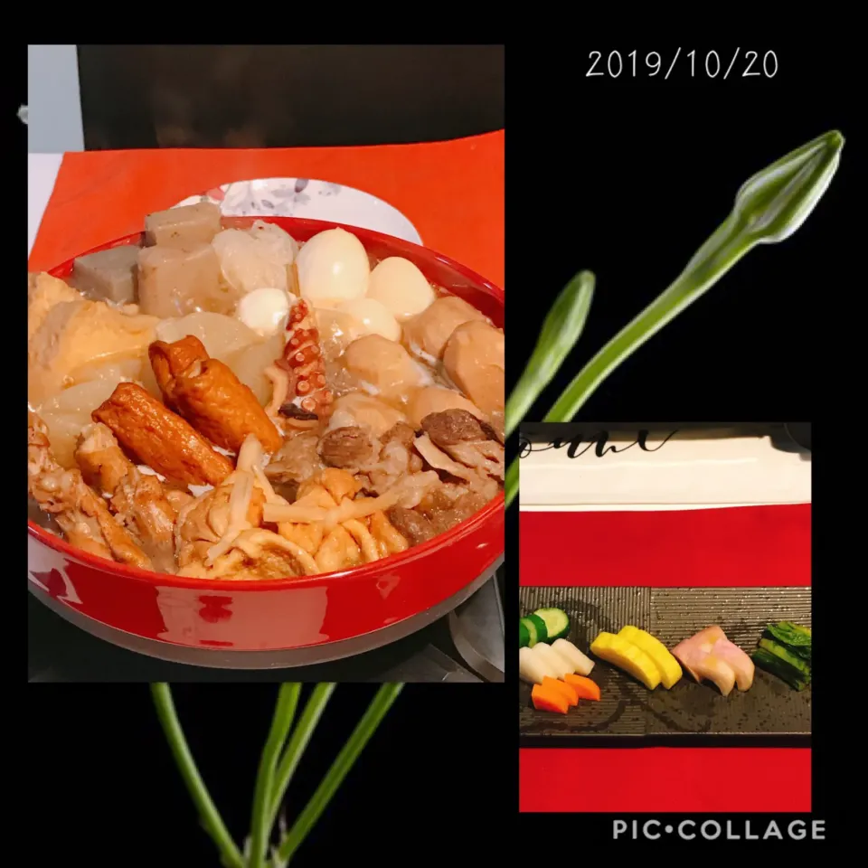 #おでん🍢#今宵の晩ご飯#シメにお茶漬け#香の物|みすてりあすゆっこさん