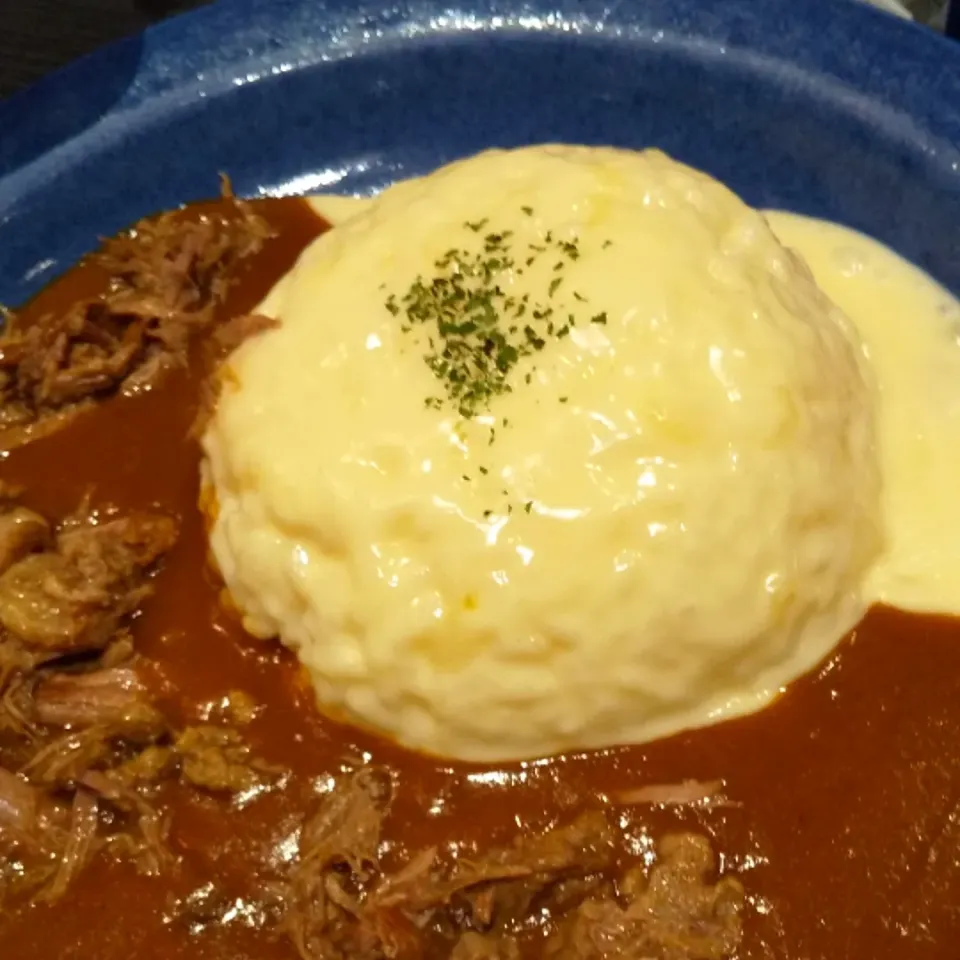 チーズがけカレー🍛|けーこさん