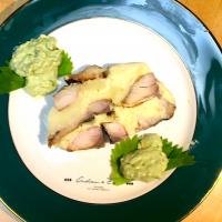 サバのテリーヌ、アボカドソース添え