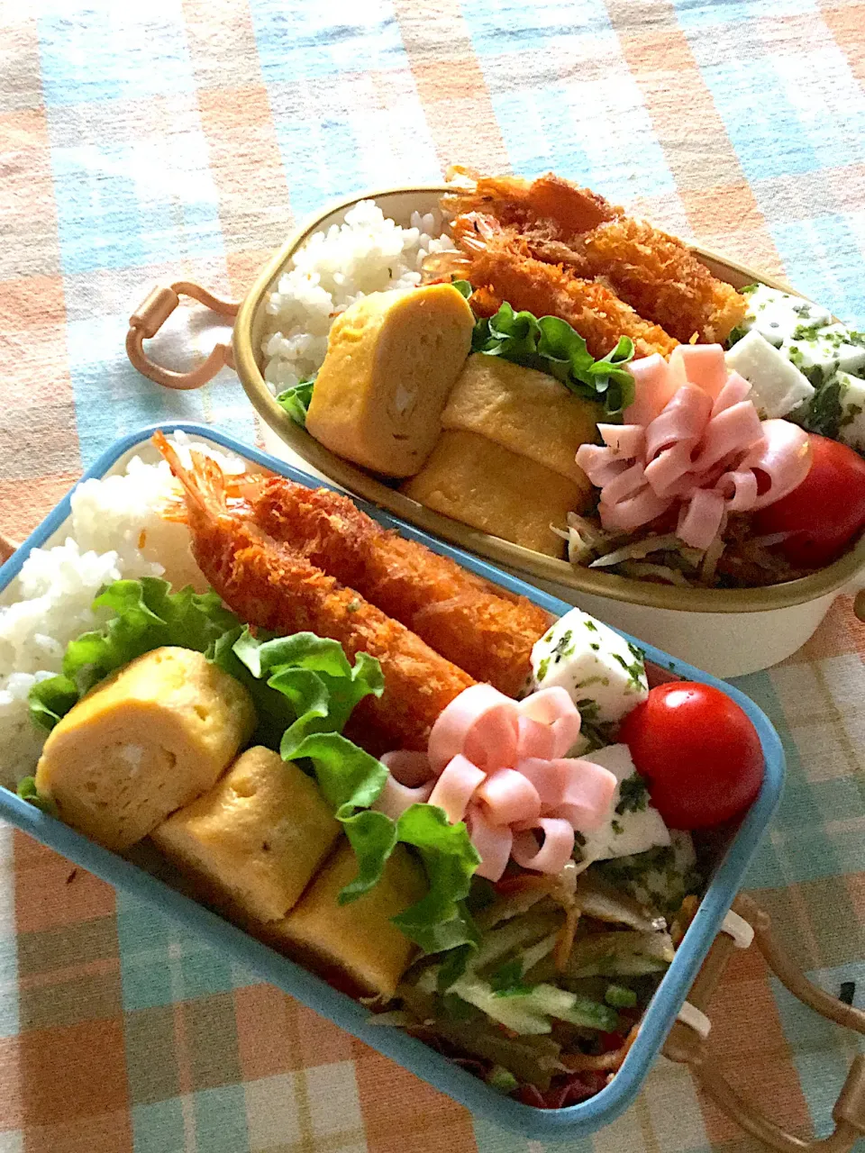 Snapdishの料理写真:次女も振替休日でおべんと２つ|yukoさん