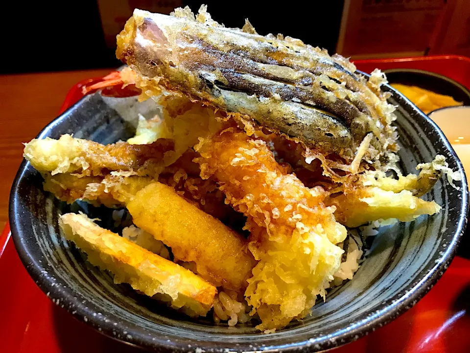 大穴子・海老・白身魚天丼|なお🅿️さん