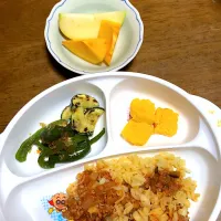 Snapdishの料理写真:一歳晩御飯|ゆるっとごはんさん