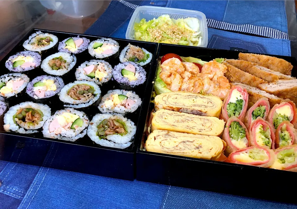 Mikaさんの料理 お重箱#お重箱弁当#ピクニック#海苔巻き|Mikaさん