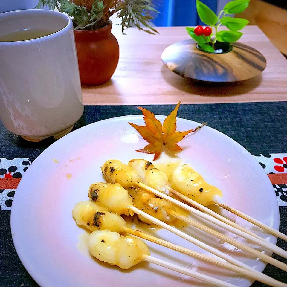 手作り　京都名物あぶり餅🍡　　このお焦げがたまりませ〜ん。😋|Sの食卓さん