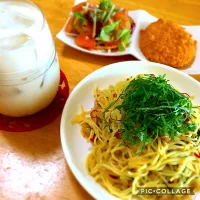 Snapdishの料理写真:ﾍﾟﾍﾟﾛﾝ風塩焼そば|kumi93さん