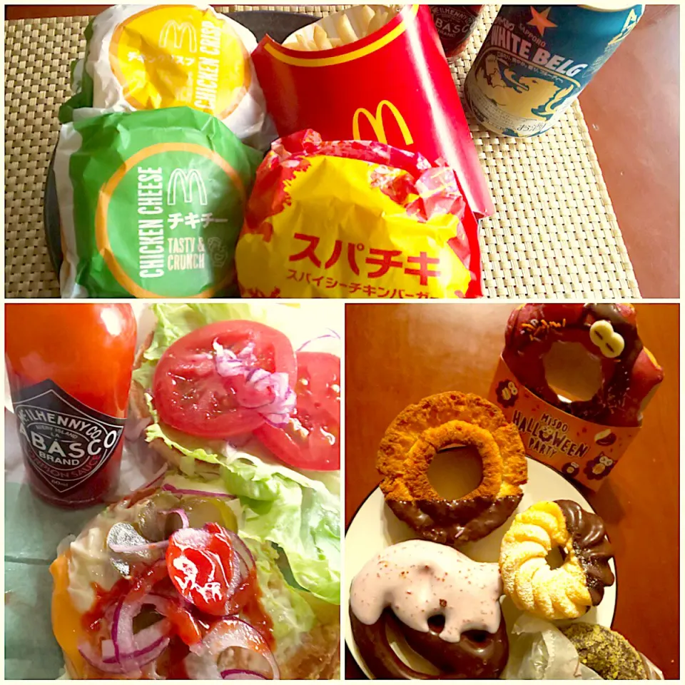 Snapdishの料理写真:Today's brunch🍴ｽﾊﾟﾁｷ･ﾁｷﾁｰ･ﾁｷﾝｸﾘｽﾌﾟ|🌈Ami🍻さん