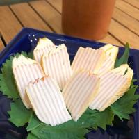 ハムとチーズのミルフィーユの燻製