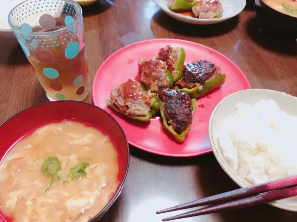 Snapdishの料理写真:ピーマンの肉詰め|彩    花さん