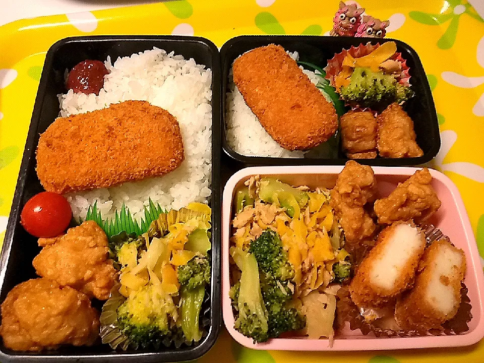 夫の弁当、娘の弁当、私の弁当|みどりさん