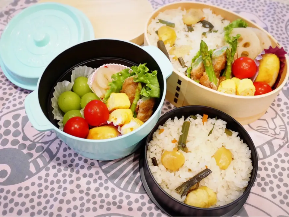 Snapdishの料理写真:19/10/23 父娘弁当♪|ikukoさん