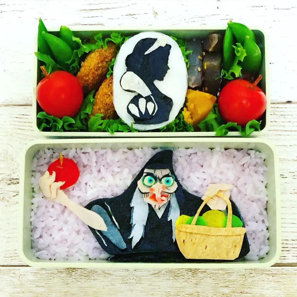 白雪姫魔女弁当|ちえさん