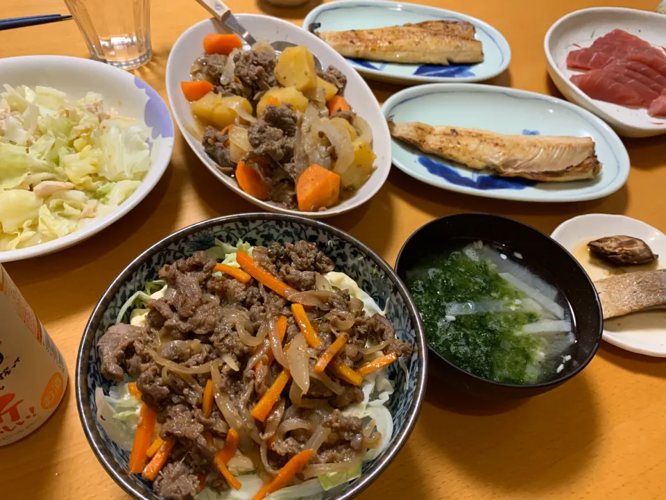 Snapdishの料理写真:月曜日の夜ごはん✩.*˚2019.10.21.|kimikimiさん