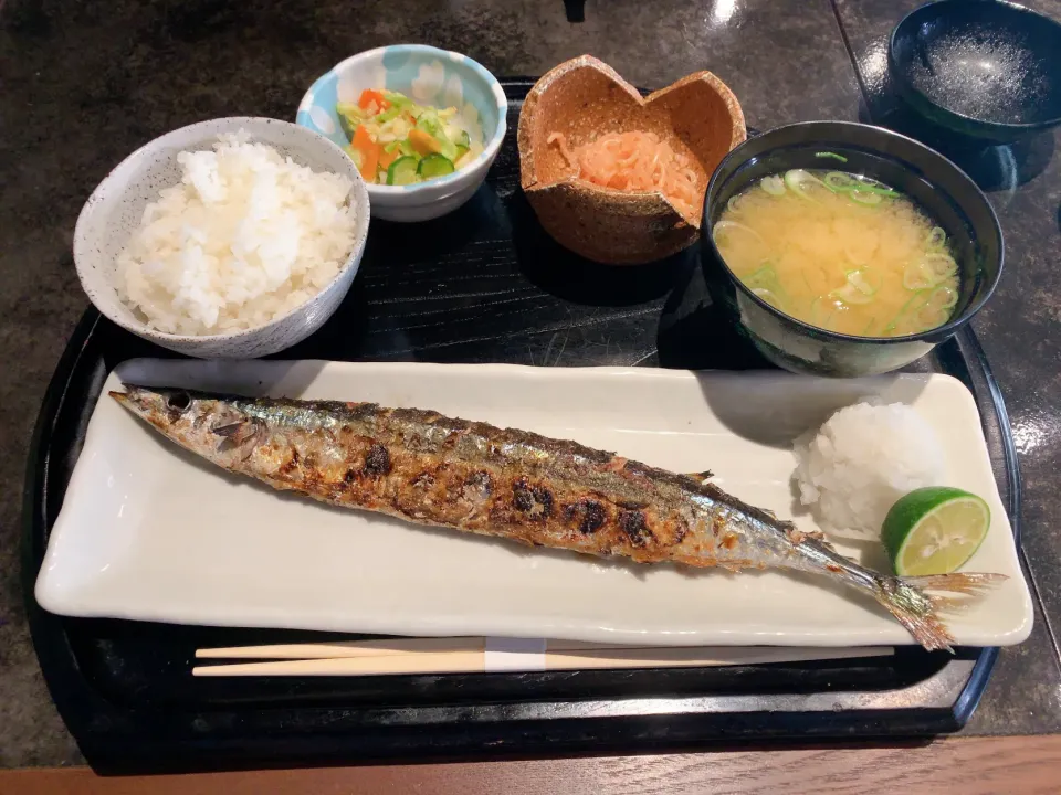 秋刀魚の塩焼き御膳|chan mitsuさん