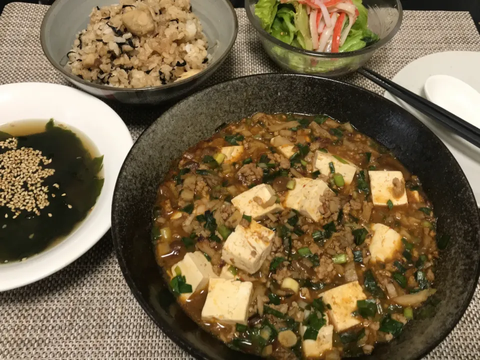 痺れ麻婆豆腐定食|Tak@さん