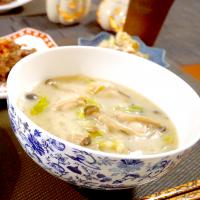 牡蠣と白菜の豆乳煮